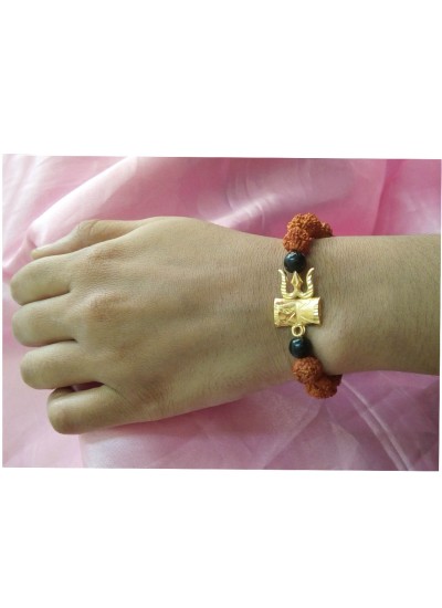  Rudraksha Bracelet Trishul Damaru 